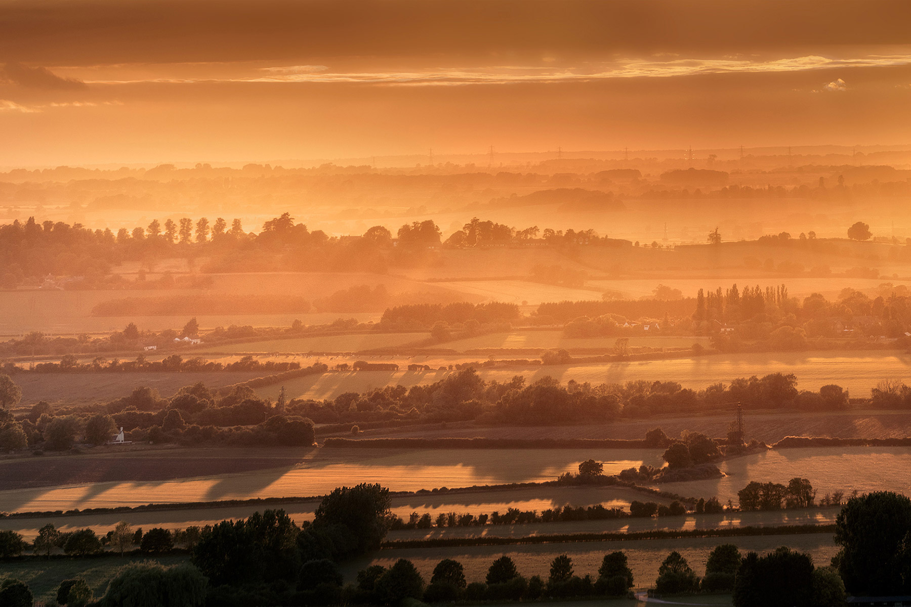 A landscape photograph made inland in the UK