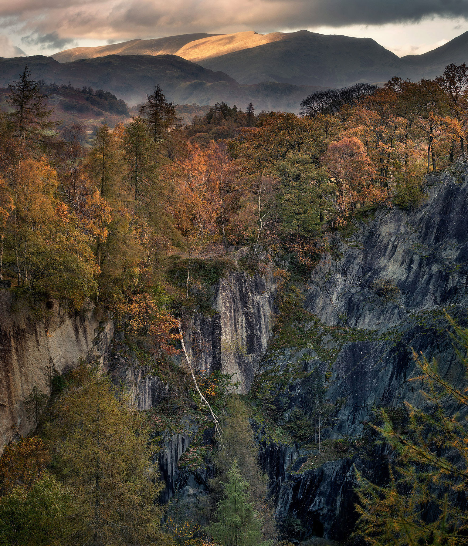 A landscape photograph made inland in the UK