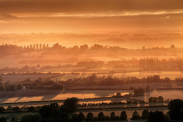 A landscape photograph made inland in the UK