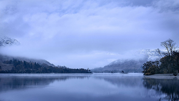 A landscape photograph made inland in the UK