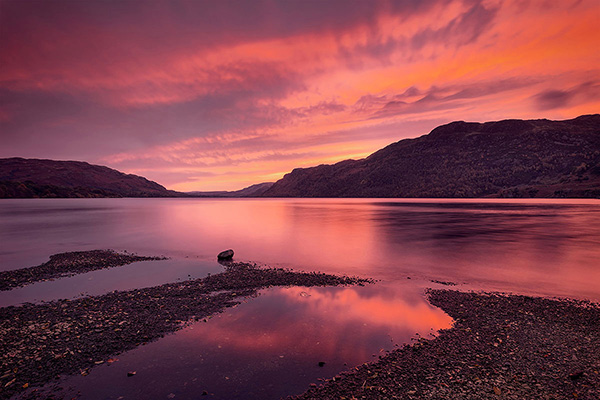 A landscape photograph made inland in the UK