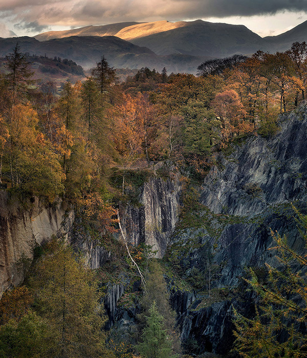 A landscape photograph made inland in the UK