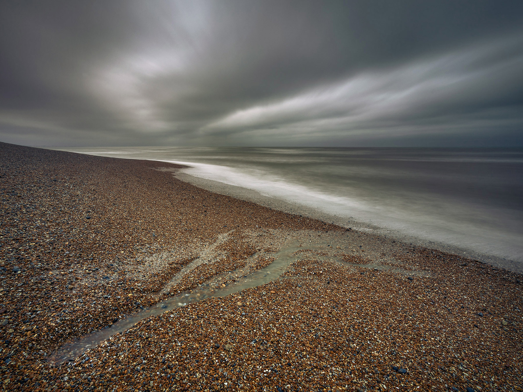 Landscape image made on the south east coat of England.