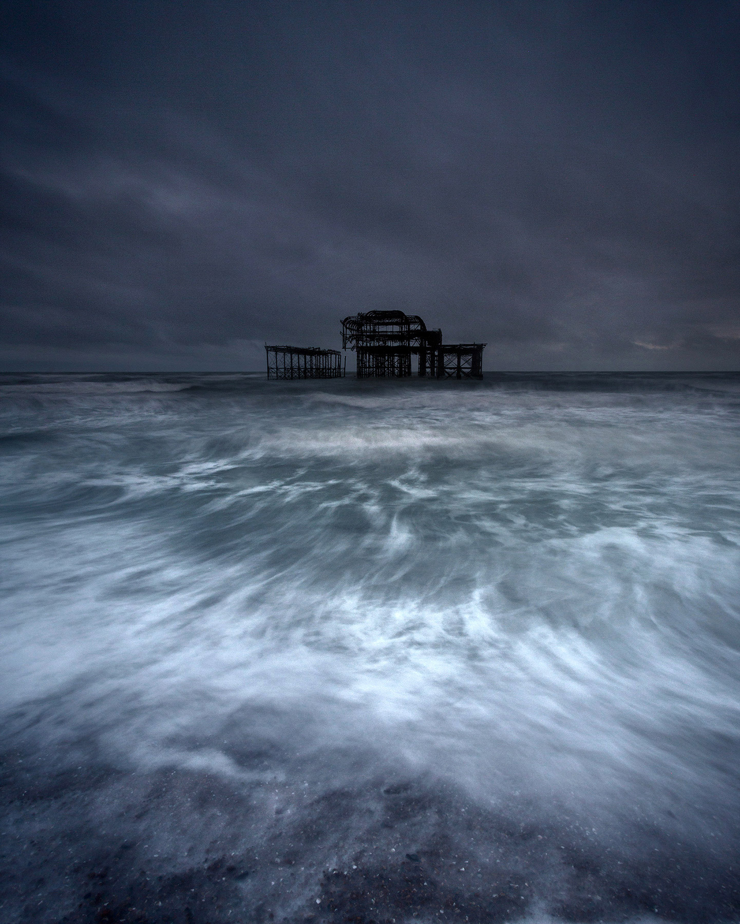 Landscape image made on the south east coat of England.