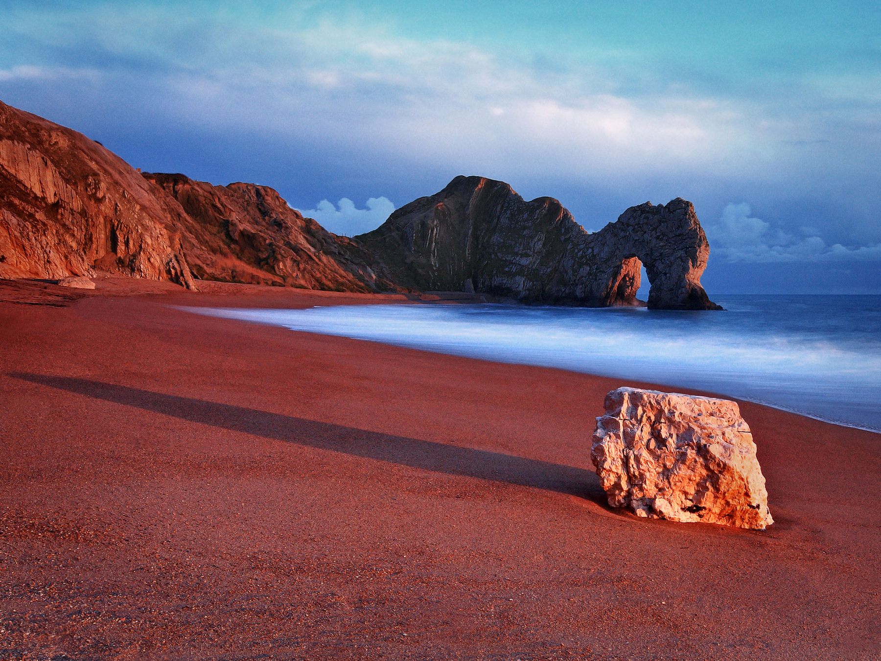 Landscape image made on the south east coat of England.