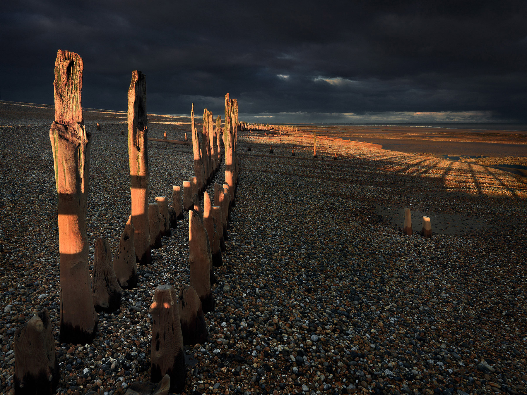 Landscape image made on the south east coat of England.