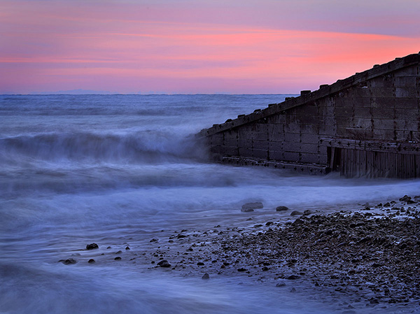 Landscape image made on the south east coat of England.