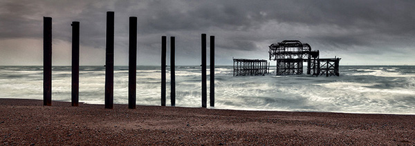 Landscape image made on the south east coat of England.
