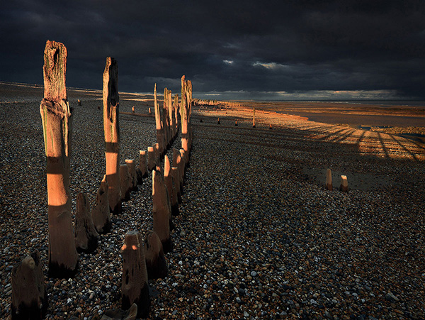 Landscape image made on the south east coat of England.