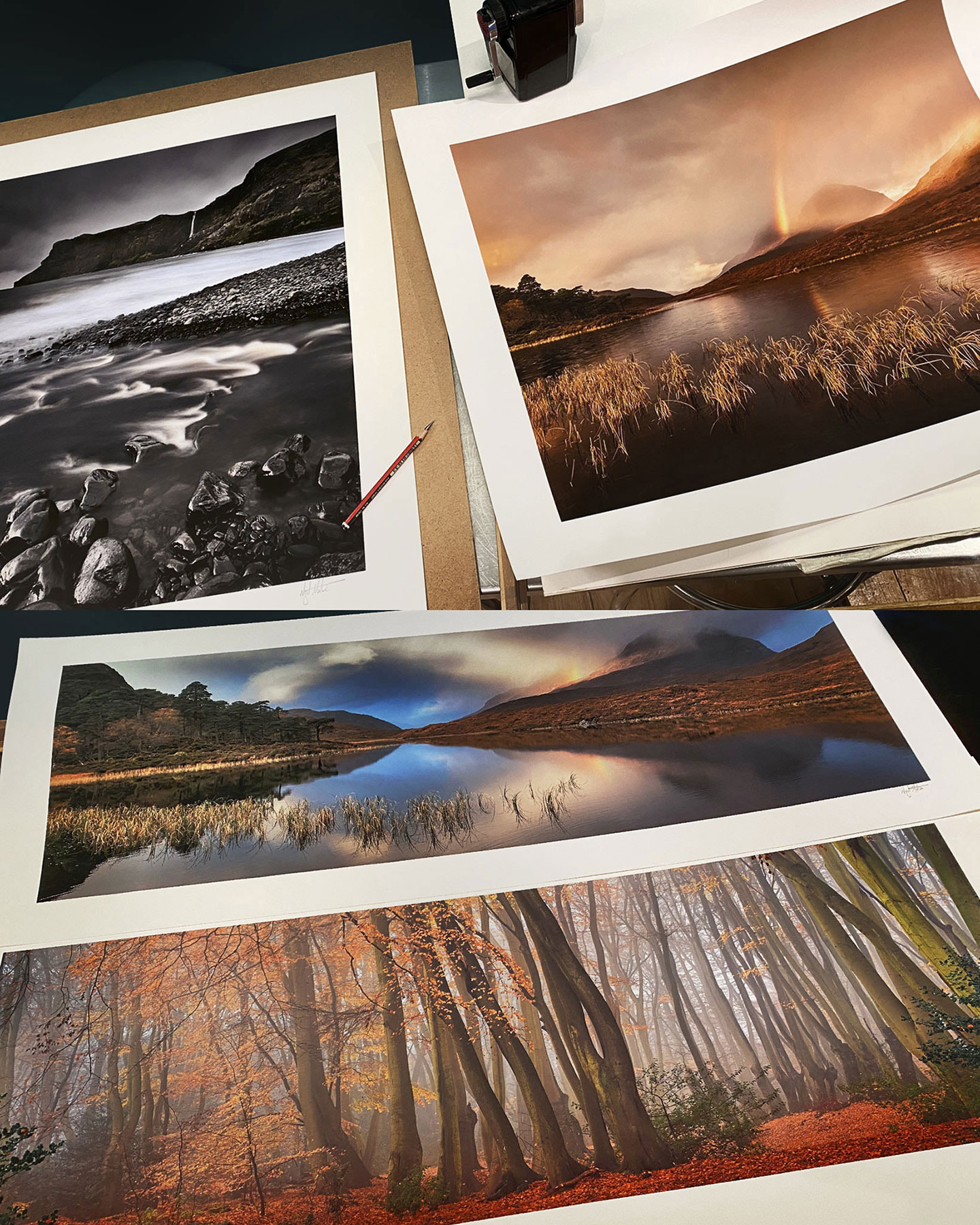 Landscape photography print examples by Nigel Morton