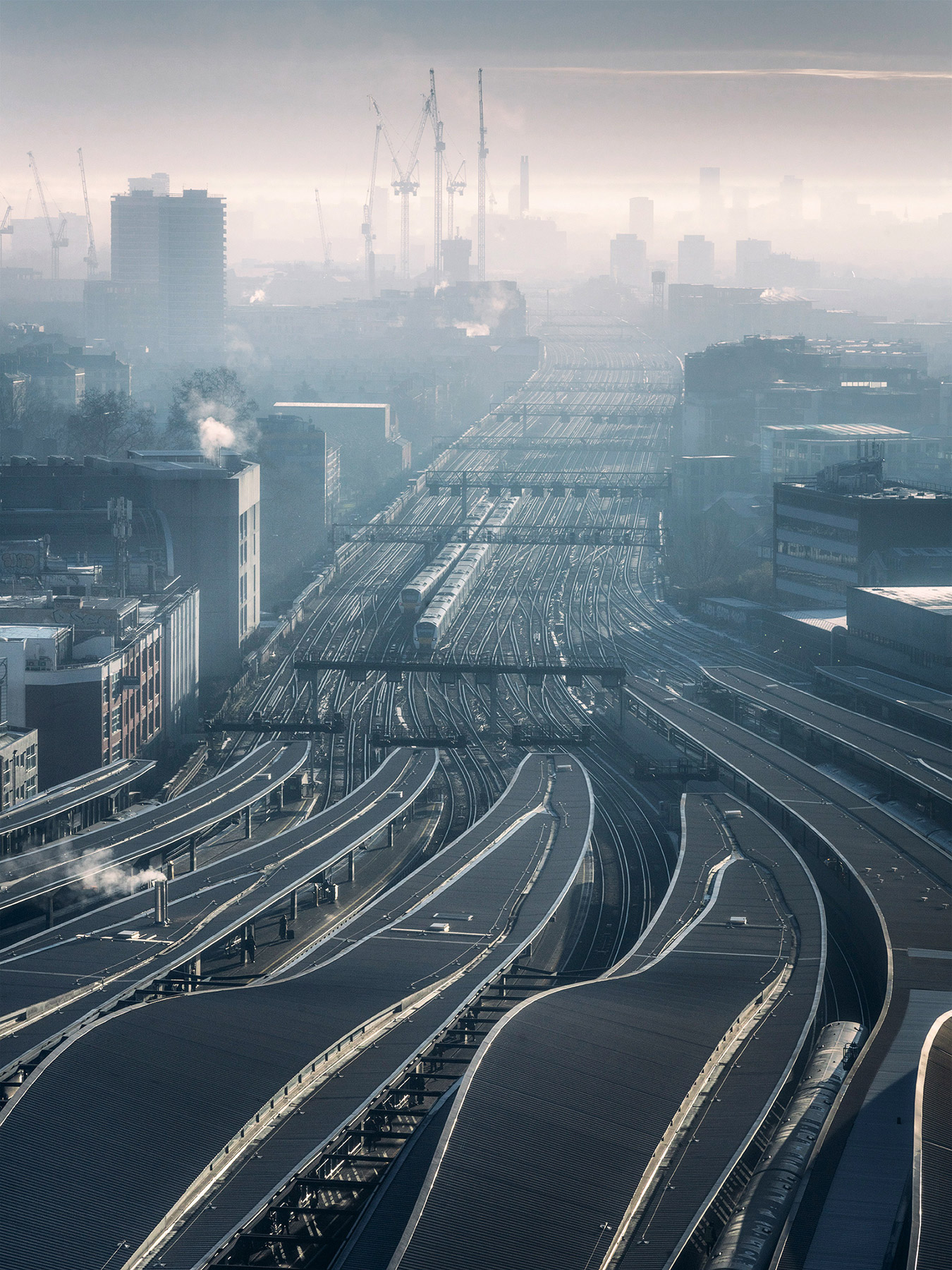 A cityscape landscape photograph made in London, UK.