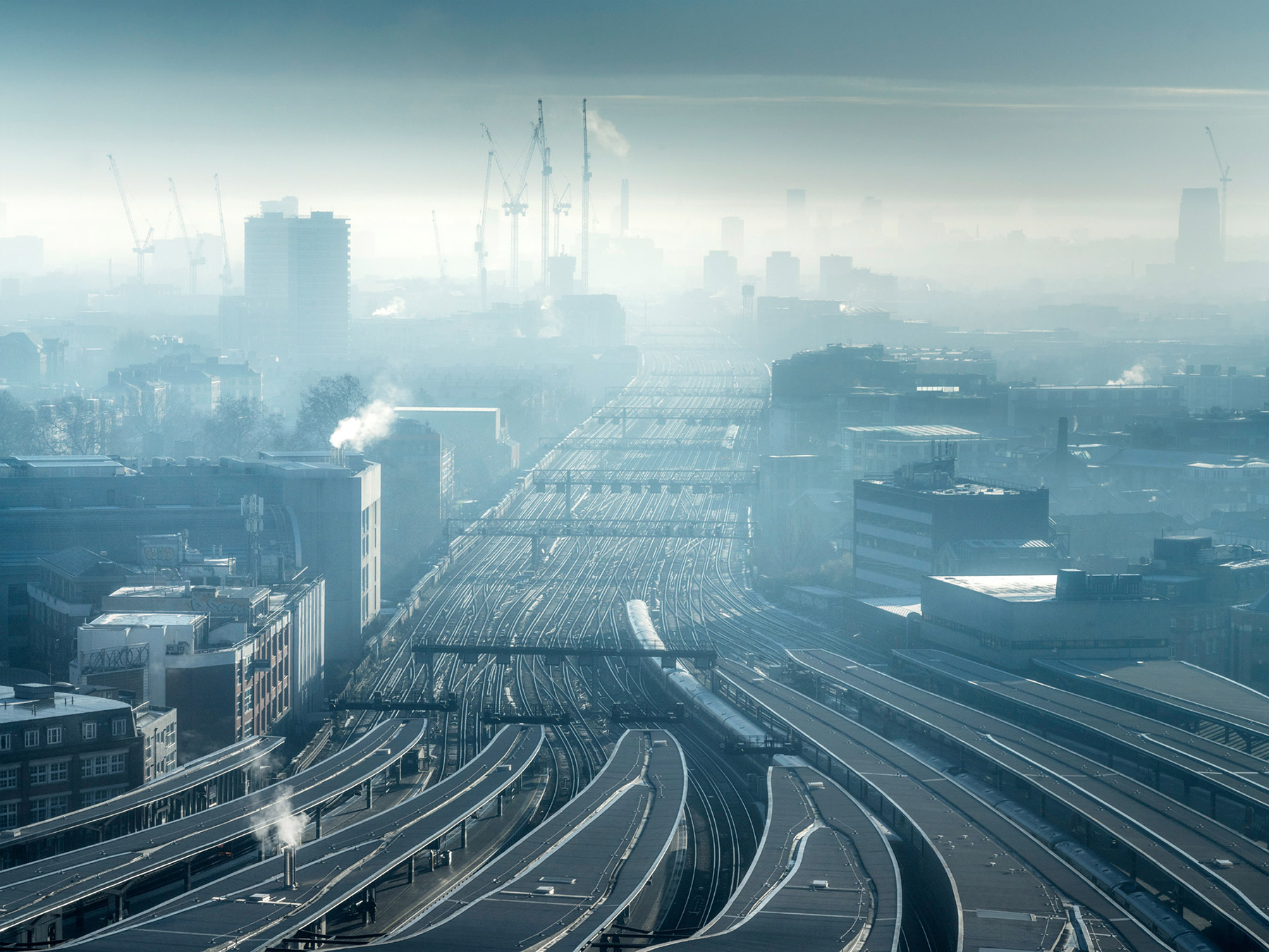 A cityscape landscape photograph made in London, UK.