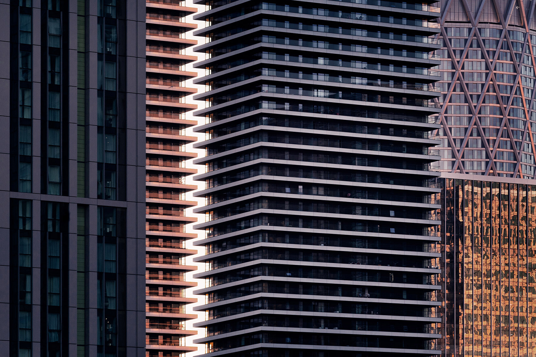 A cityscape landscape photograph made in London, UK.