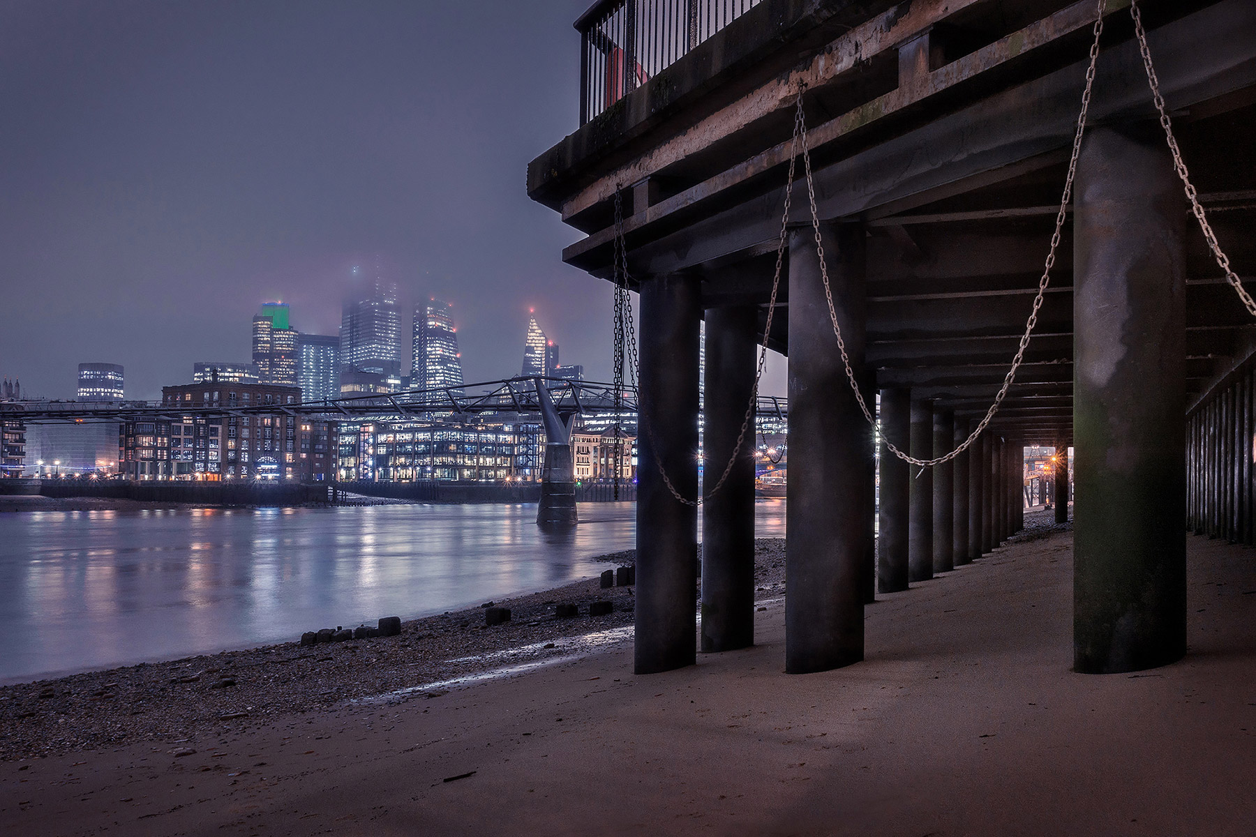 A cityscape landscape photograph made in London, UK.