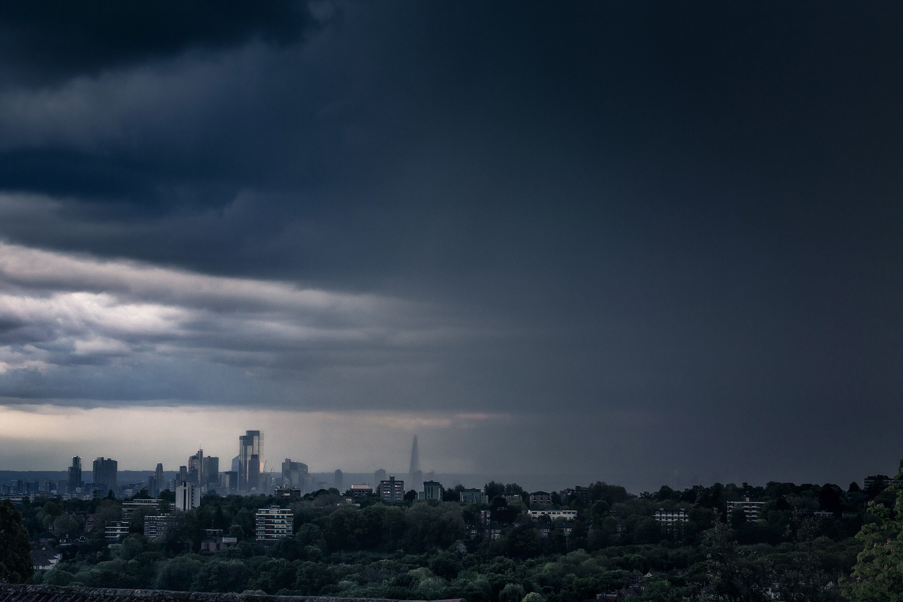 A cityscape landscape photograph made in London, UK.