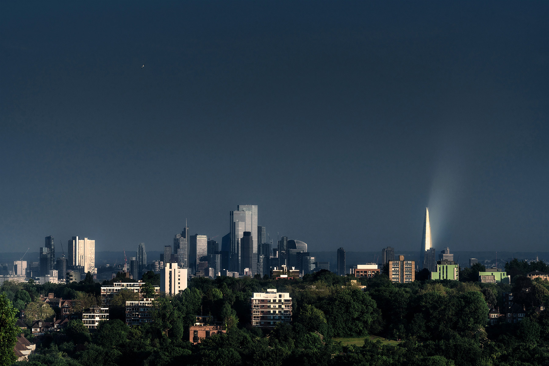 A cityscape landscape photograph made in London, UK.