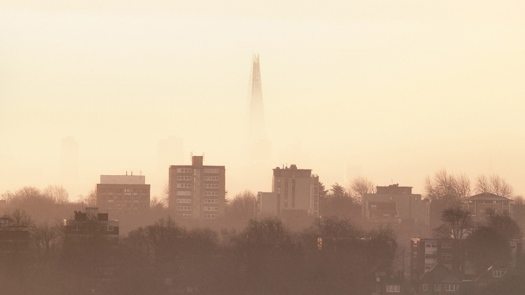 A cityscape landscape photograph made in London, UK.