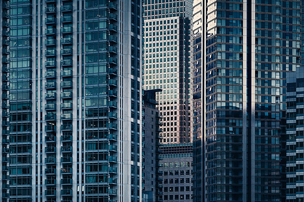 A cityscape landscape photograph made in London, UK.