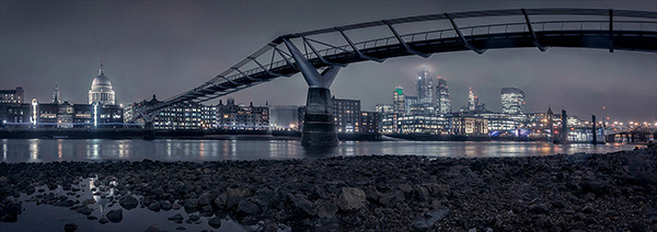 A cityscape landscape photograph made in London, UK.