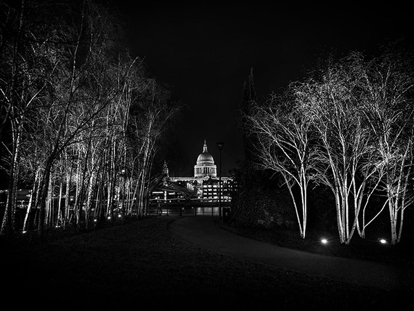 A cityscape landscape photograph made in London, UK.