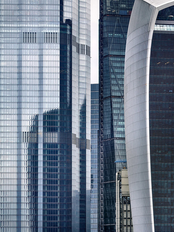 A cityscape landscape photograph made in London, UK.