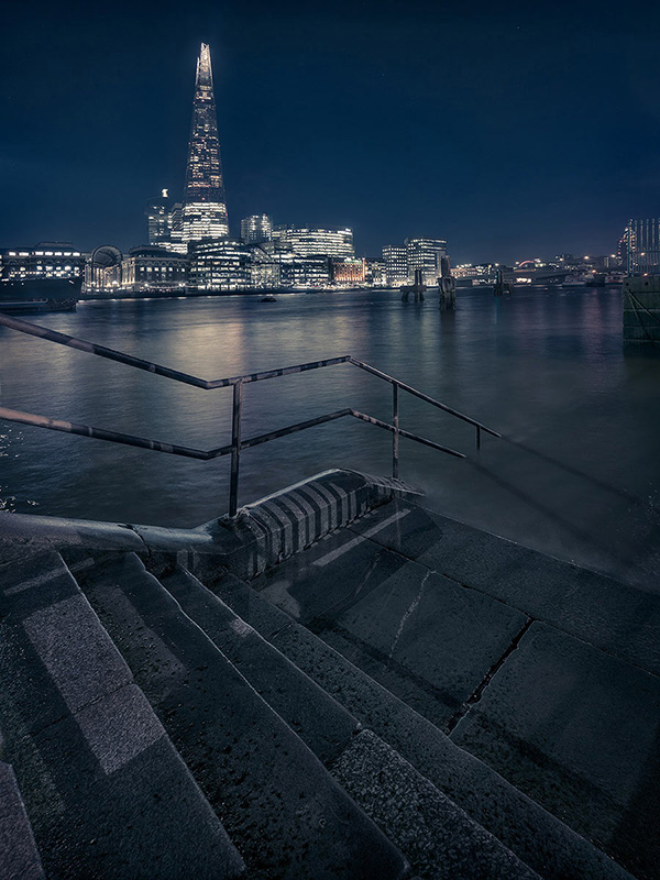 A cityscape landscape photograph made in London, UK.